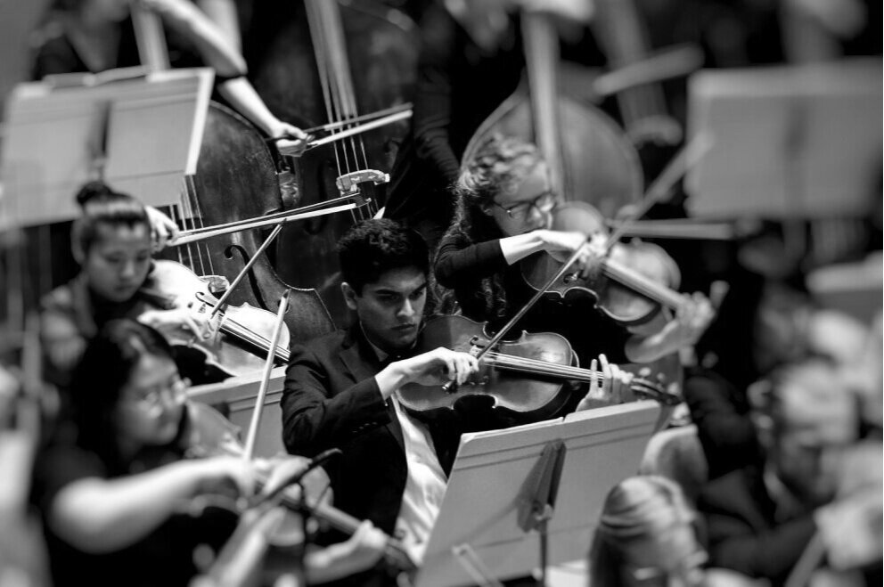 Rohan Joshi with his viola